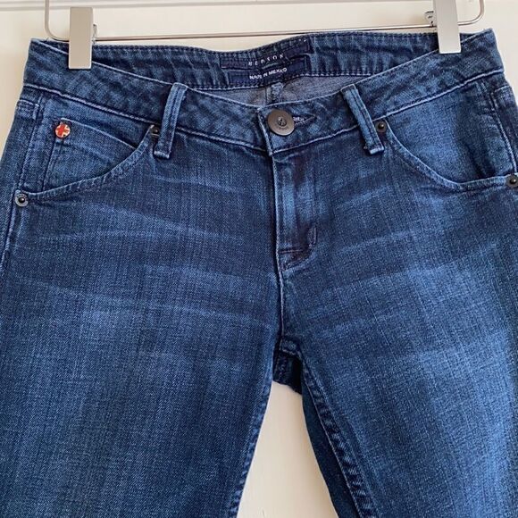 Hudson Low Rise Straight Leg Dark Wash Jeans Size 25 - Picture 2 of 11